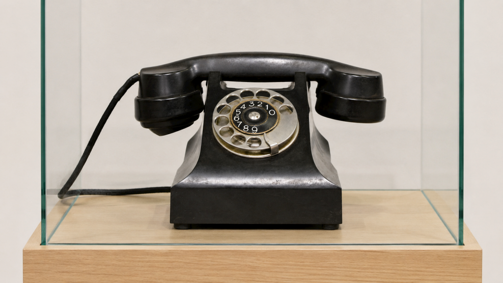 Le téléphone en bakélite d’Ericsson