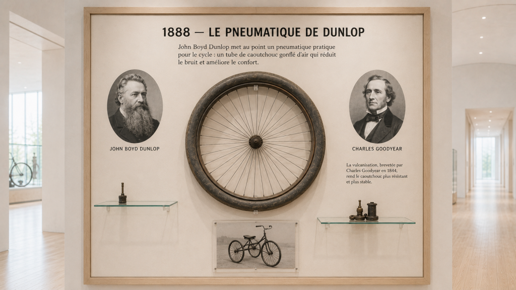 Les premiers pneumatiques en caoutchouc