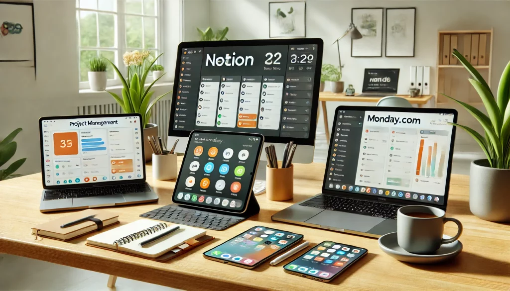 Les applications de gestion de projet