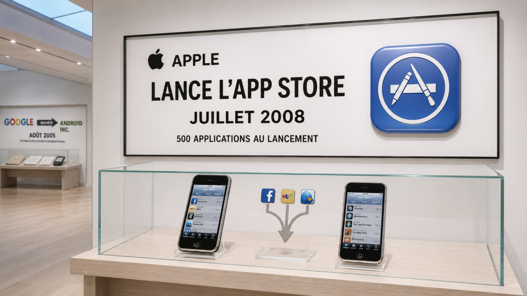Lancement de l’App Store par Apple