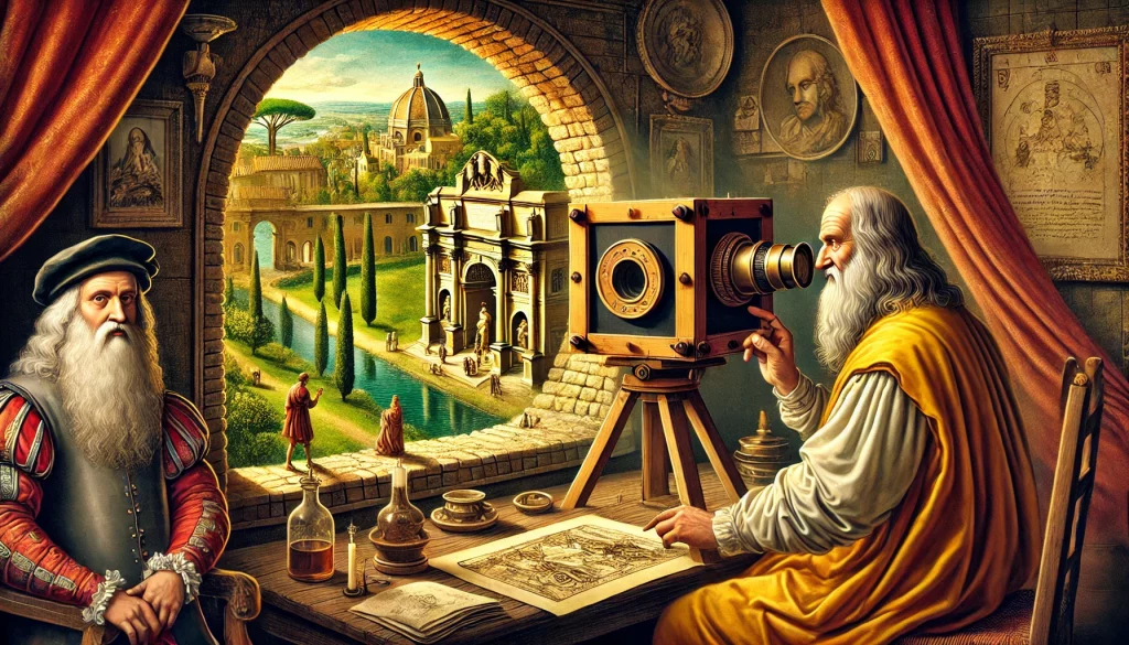 La “camera obscura” - Léonard de Vinci