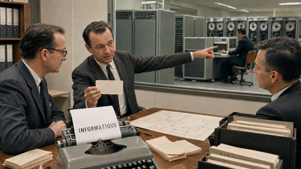 Apparition du mot “informatique”