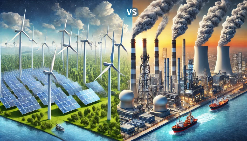 Énergies Renouvelables vs Non-Renouvelables