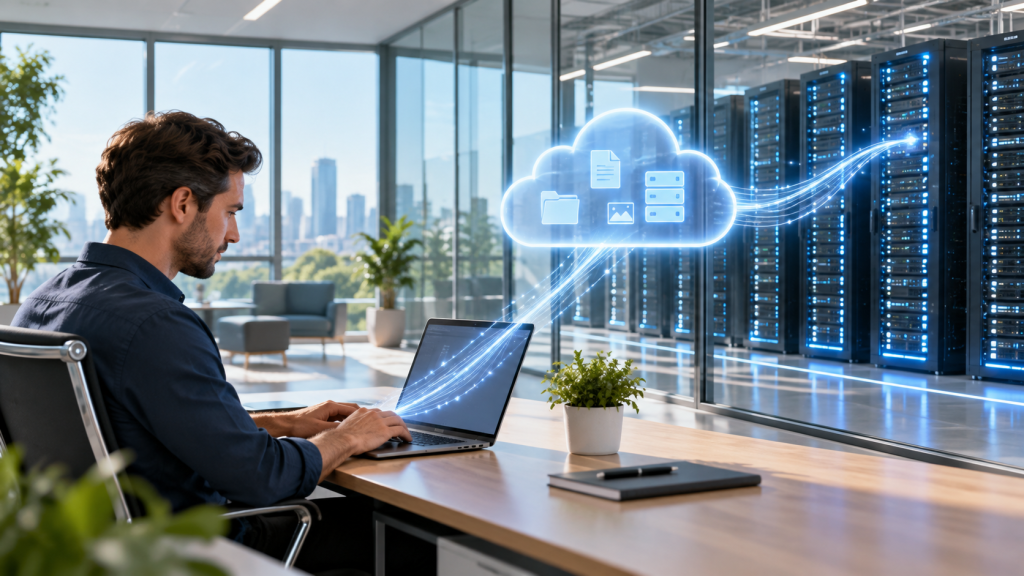 Le cloud relie le bureau aux serveurs