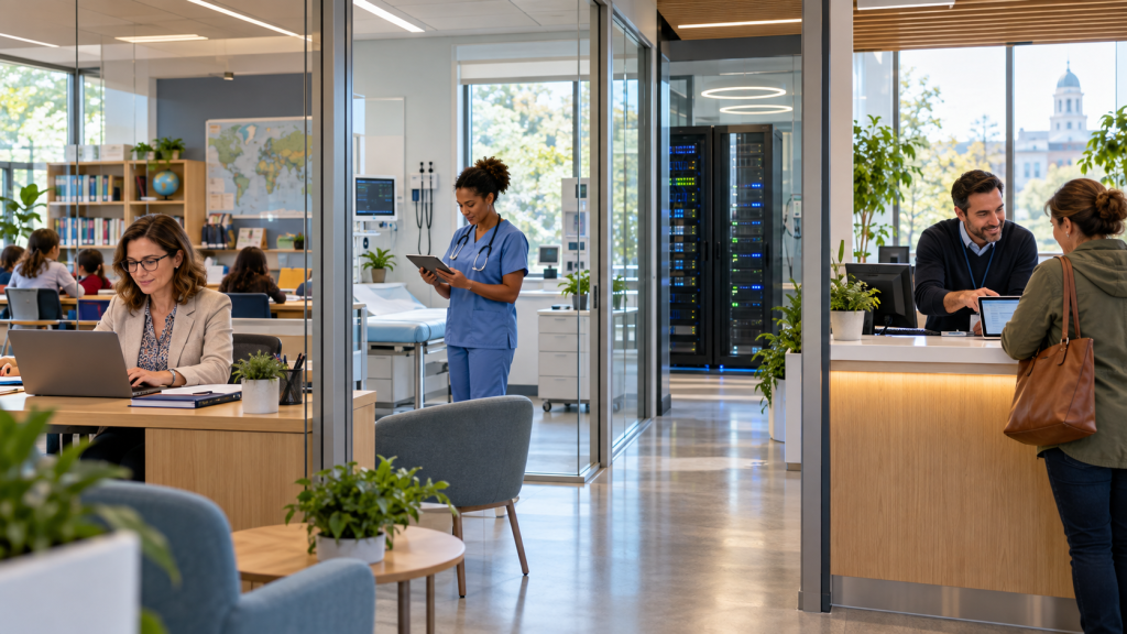 Un pôle de services publics connectés