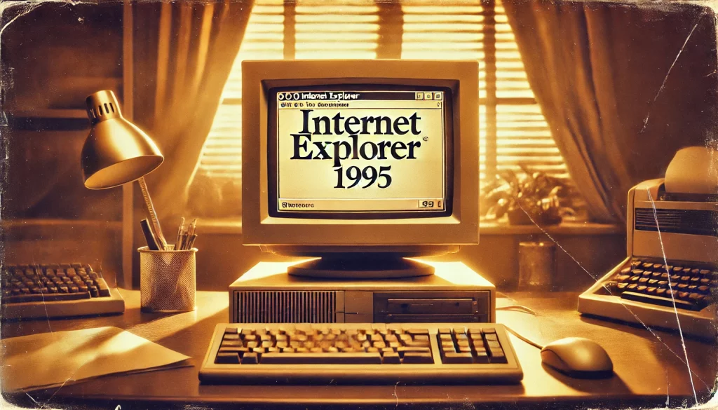 1995 : LANCEMENT D'INTERNET EXPLORER