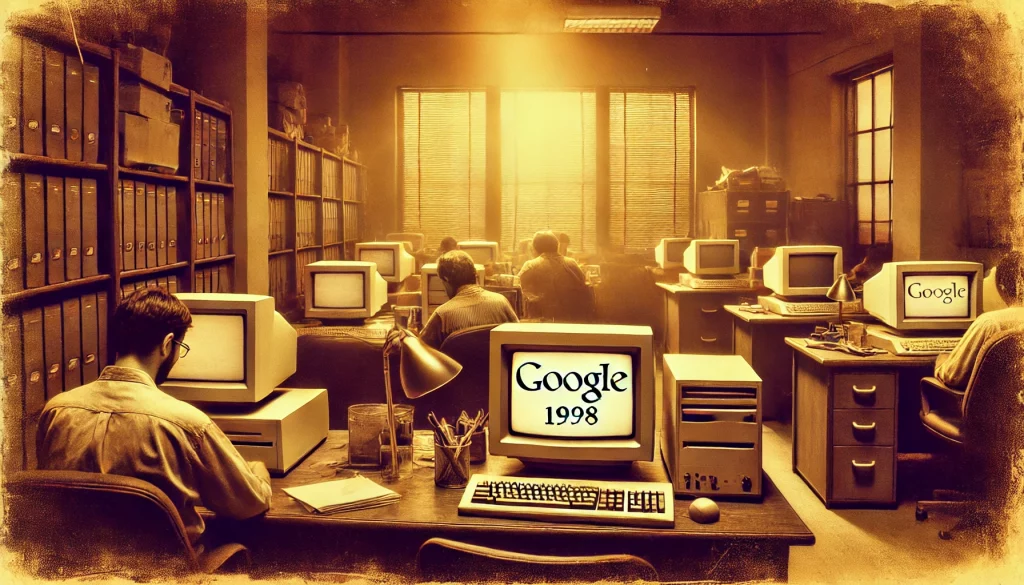 1998 : CRÉATION DE GOOGLE