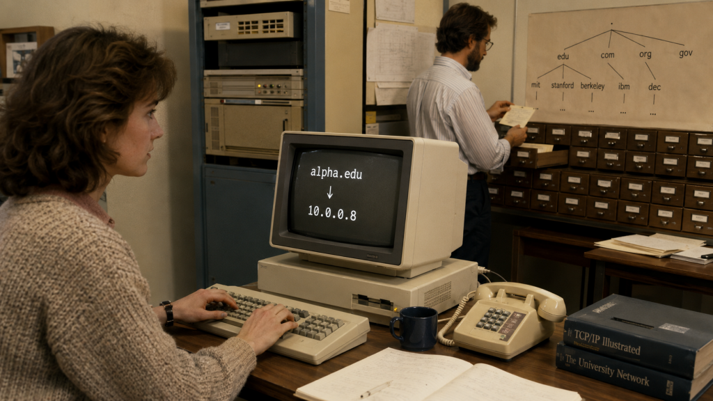 1984 LE SYSTÈME DE NOMS DE DOMAINE (DNS)
